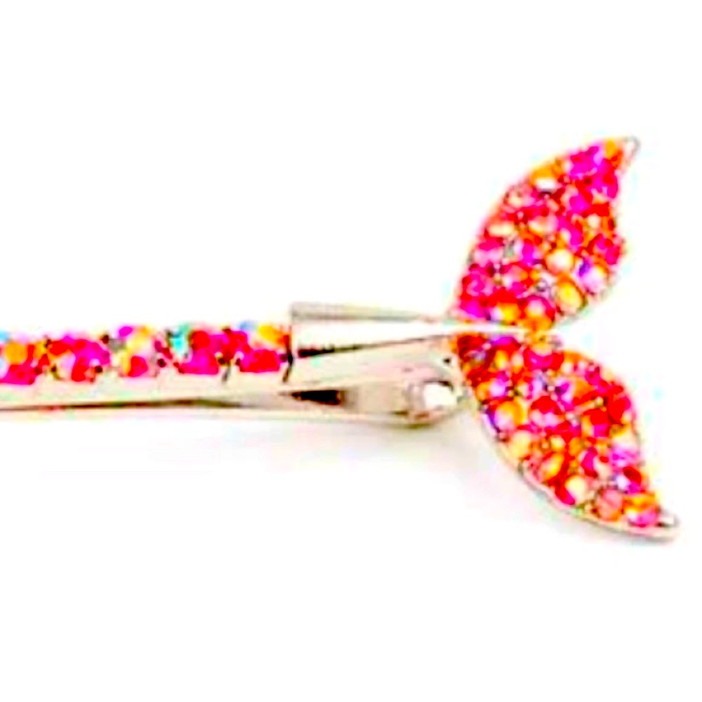 🧜🏻‍♀️🐚🧜🏼‍♂️  “DEEP DIVE” PINK IRIDESCENT MERMAID HAIR CLIP ~ PAPARAZZI❗️🧜🏻‍♀️